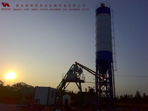 攪拌站HZS35易損件少，維護簡單，運行費用低