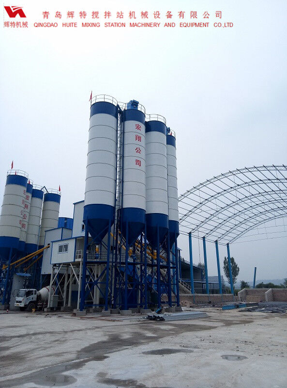 輝特混凝土攪拌站HZS120---直觀的操作畫(huà)面，簡(jiǎn)單易懂