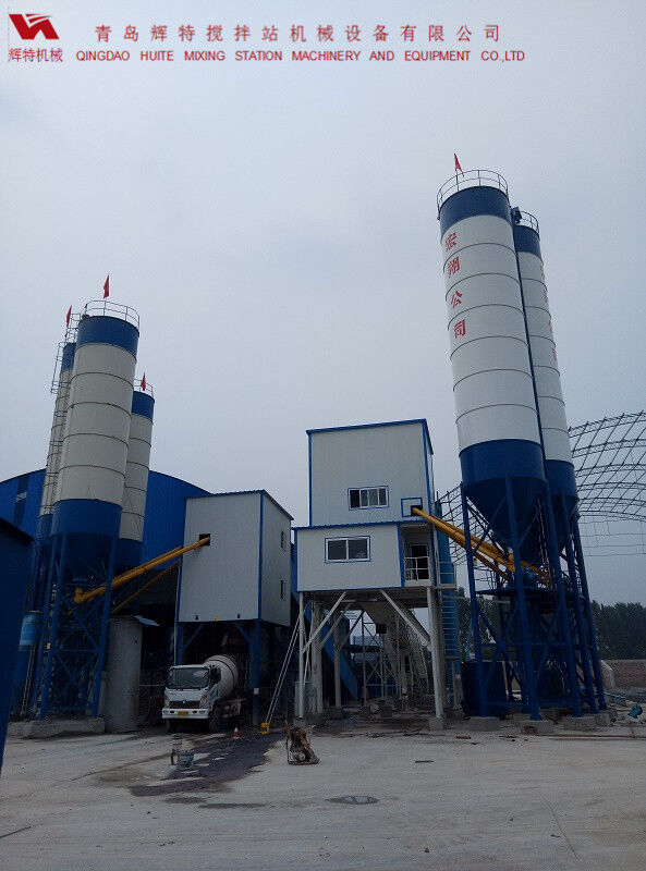 輝特混凝土攪拌站HZS120---直觀的操作畫(huà)面，簡(jiǎn)單易懂