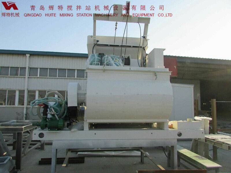 JS750攪拌臂采用偏心式設計，延長使用壽命，青島輝特機械