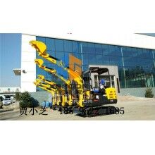 農林果園挖掘機價格，小型挖坑機使用，小型履帶挖掘機