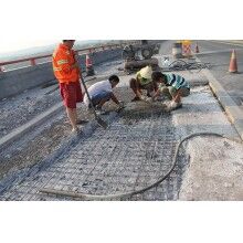 湖北黃岡加油站、服務(wù)區(qū)混凝土微表病害使用快速修補(bǔ)料