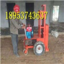 不開玩笑！自走式四輪鏈條打夯機 柴油夯錘機