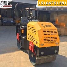 造型新穎！座駕式1噸壓路機(jī) 全液壓雙鋼輪振動壓路機(jī) 小型壓路機(jī)